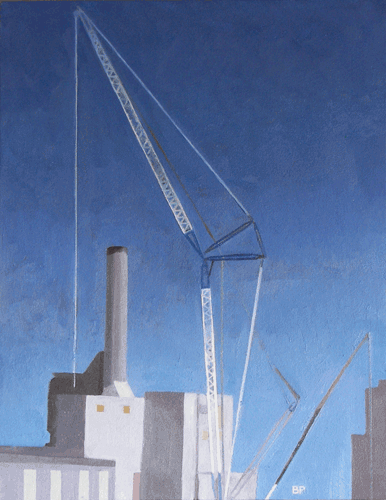 Crane at the IU Power Plant