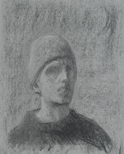 Self Portrait in Light Hat