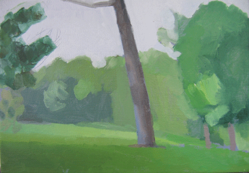 Tree in a Landscape (Haverford College)